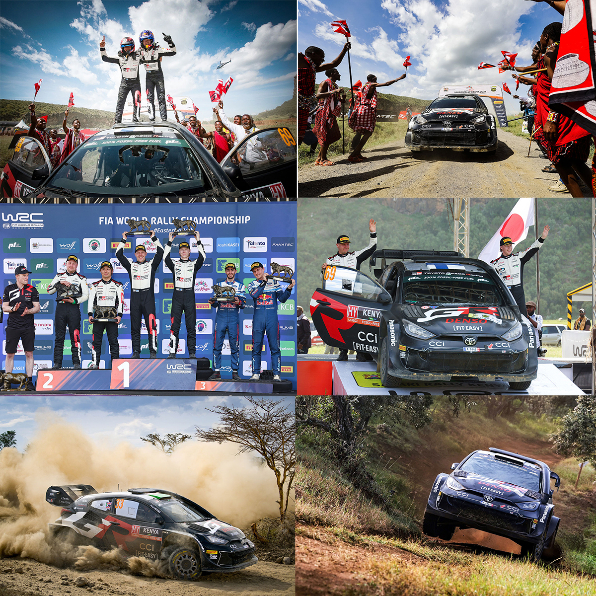 WRC GR Team wins the Rally Safari Kenya 2024!